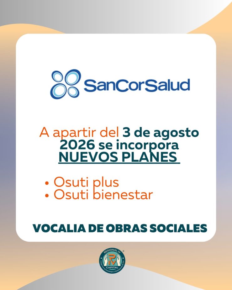 SanCor Salud — Nuevos planes