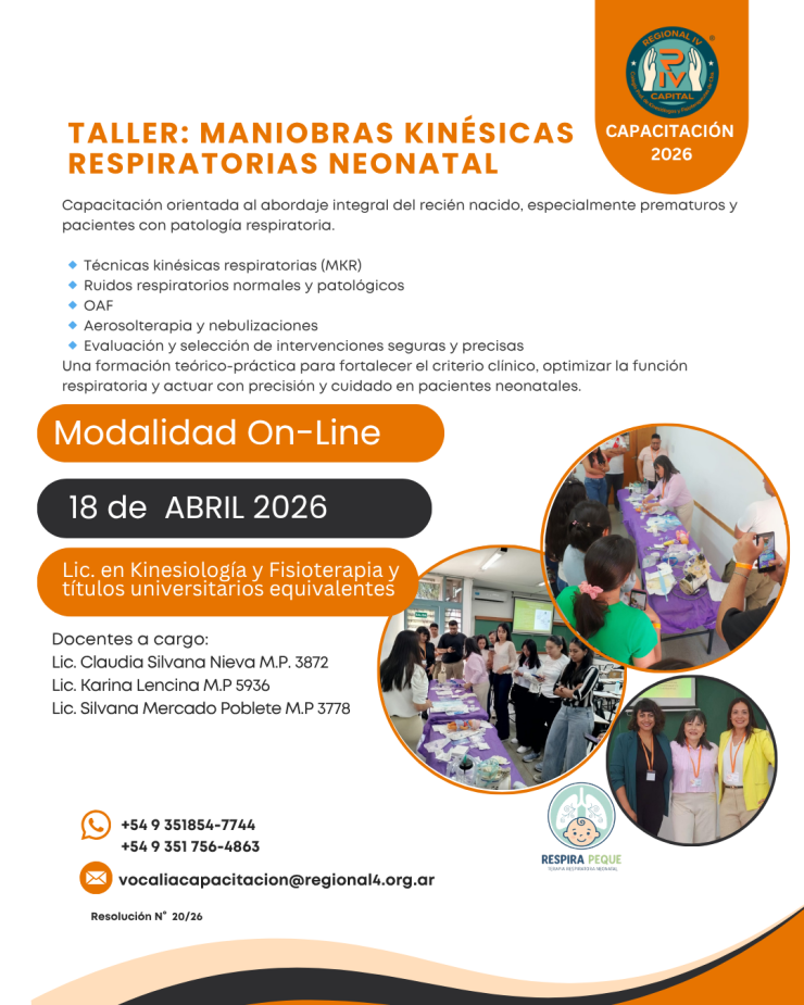 TALLER: MANIOBRAS KINESICAS RESPIRATORIAS NEONATAL