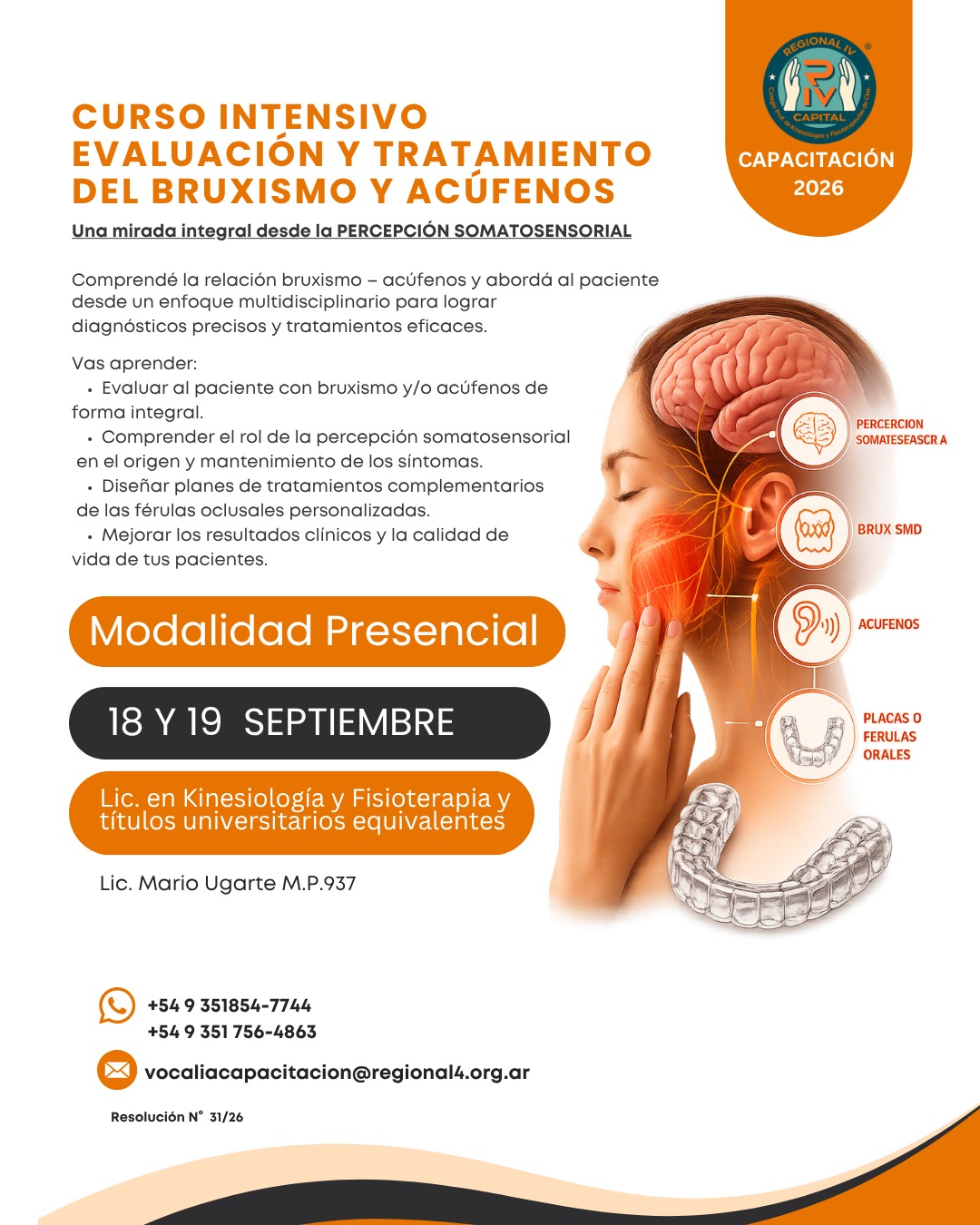 EVALUACIÓN Y TRATAMIENTO DEL BRUXISMO Y ACÚFENOS
