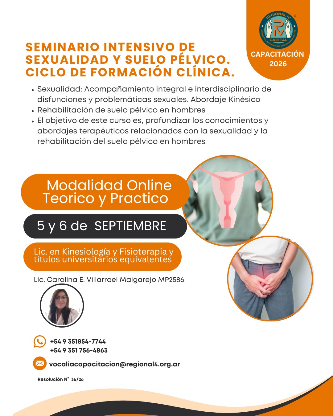 SEMINARIO INTENSIVO DE SEXUALIDAD Y SUELO PÉLVICO